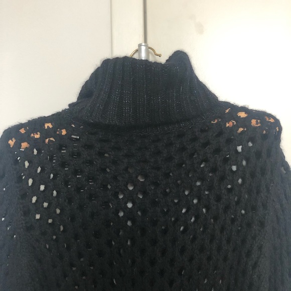 Black knit Moschino turtleneck sweater - Picture 3 of 3